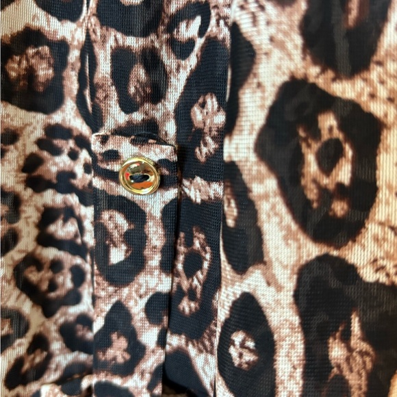Leopard Print Women's Robe - Picture 3 of 8